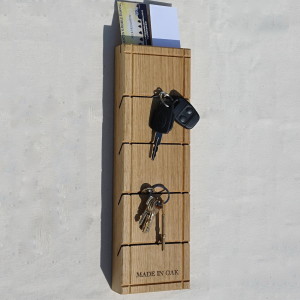 деревянная ключница для прихожей