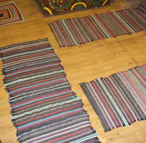 Рукодельные коврики для прихожей созданные для кантри интереьра
