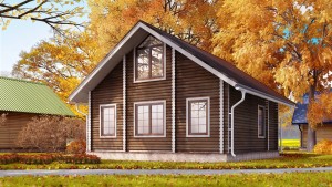 Красивый и уютный проект деревянного дома