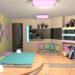 Оригинальный интерьер детской комнаты