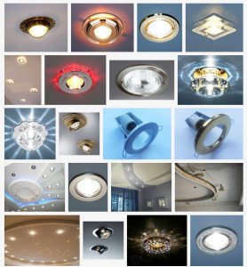 Разнообразие точечных светильников