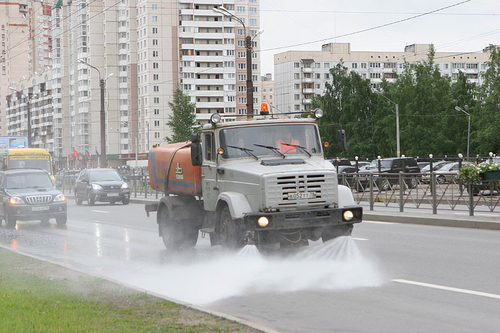 Сфера использования поливомоечной машины