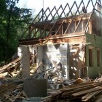 Деревянный дом и его демонтаж
