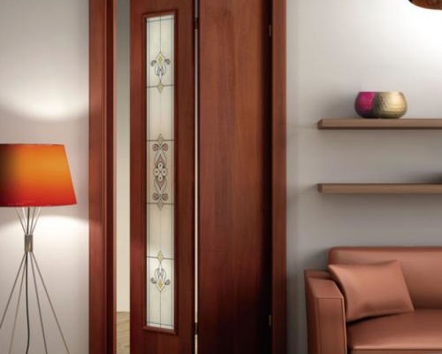 Дверь гармошка и ее использование в небольшой квартире