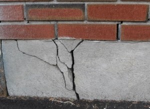 Виды трещин в бетонном фундаменте