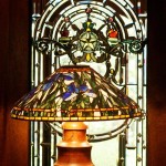 Витражный светильник для дома Тиффани