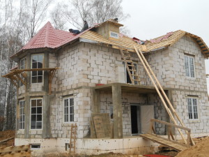 Строительство дома из пеноблока