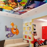 Несколько идей для оформления потолка в детской комнате